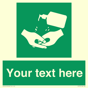 Custom Safe Condition Hand sanitiser